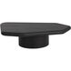 Detti 47.25 X 31 inch Matte Black Outdoor Coffee Table
